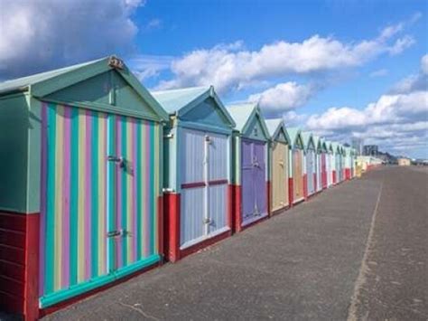 Colorful Beach Huts In A Row Poster Print By Assaf Frank Item