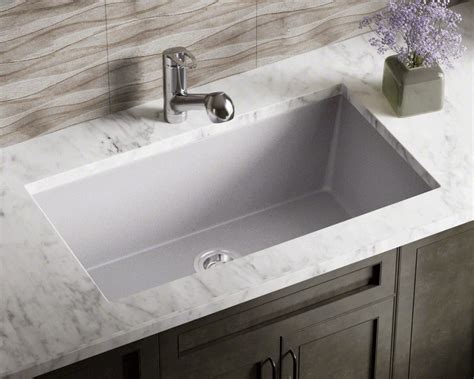 Looking for the best undermount kitchen sink? 848-Silver Single Bowl Undermount TruGranite Sink