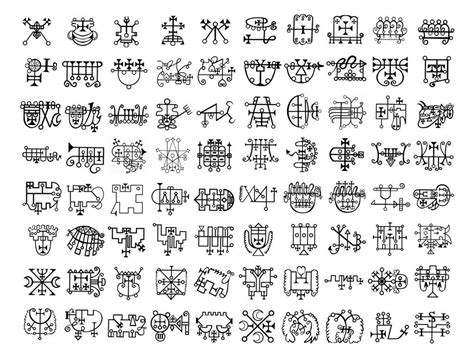 Sigilos De Demonios Del Ars Goetia Iglesia De Satán Occult Symbols
