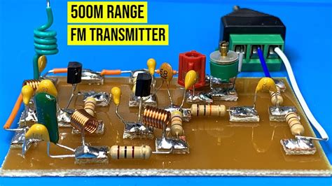 Make Simple Fm Transmitter Circuit 500m Range Stable Fm Transmitter