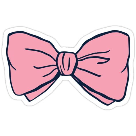 Original Preppy Bow Stickers By Theroyalsass Redbubble