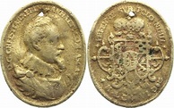 Anhalt-Bernburg Ovale Bronzemedaille 1606 Christian I. 1603-1630. Sehr ...