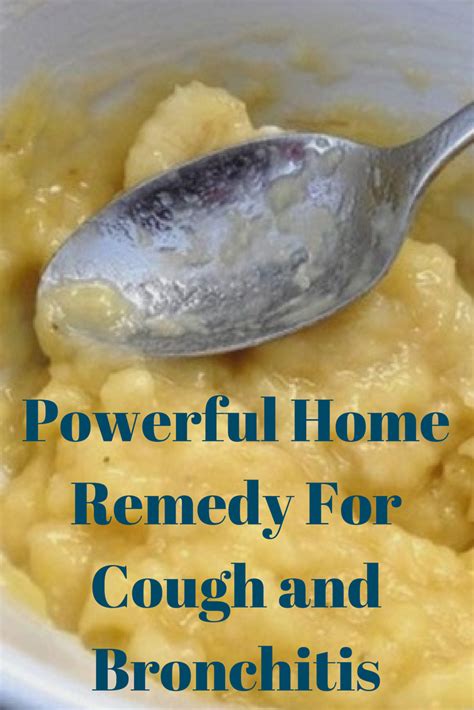 Powerful Home Remedy For Cough And Bronchitis Just Mix Banana Honey And