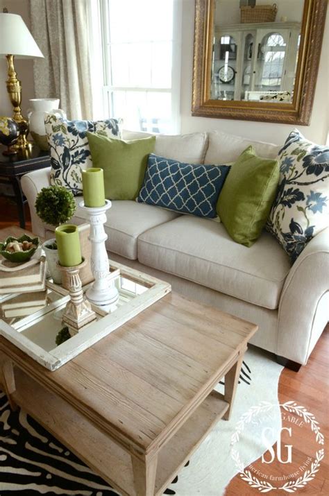 It is where we usually receive and entertain guests. Brighten up your Beige Living Room in 2020 | Green living room decor, Living room colors, Living ...