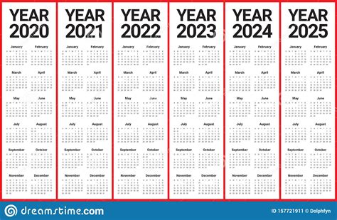 The above lists the annual 2021 calendar in the printable online format and many other formats like excel, google docs, words. 5 Year Calendar 2020 To 2025 | Free Printable Calendar