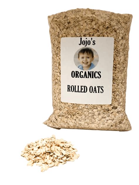 Jojos Organics Rolled Oats 4 Lbs Non Gmo Bulk Organic Cereal Oatmeal