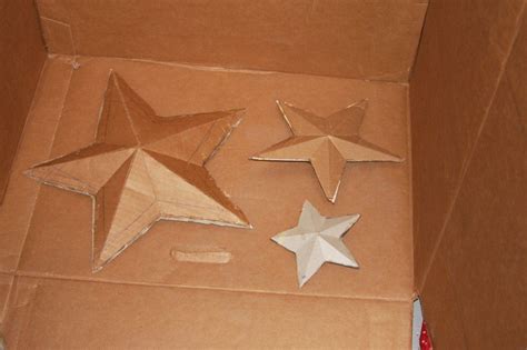 Cardboard Stars Diy Christmas Star Christmas Crafts Diy Xmas Crafts