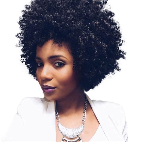 Buy Natural Black Afro Wig Kinky Curly Short Hair Wigs