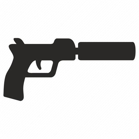Gun Silencer Weapon Icon Download On Iconfinder
