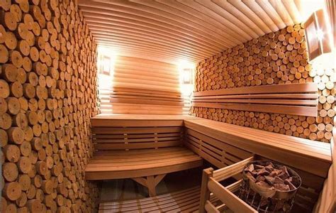 Lovely Wood Wall Banya Sauna Design Outdoor Sauna Spa Rooms
