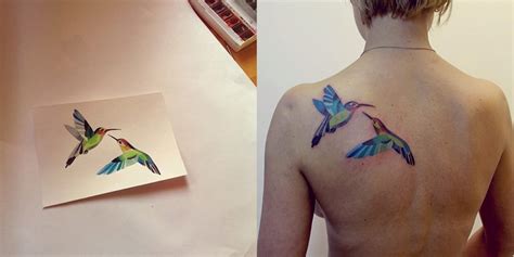 30 watercolor tattoos by sasha unisex the vandallist