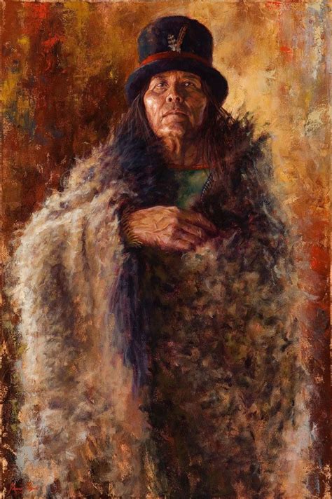 Spirit Of The Wise Man Shoshone Painting Native American Paintings