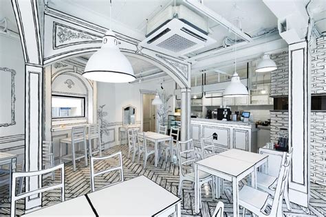 Inside The Black And White Cafes That Look Like 2d Cartoons White