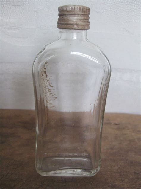 Vintage Hazel Atlas Glass Bottle With Cap Hazel Atlas Tonic Etsy