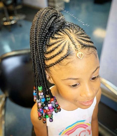 Braids For Kids 70 Kids Braids With Beads Hairstyles