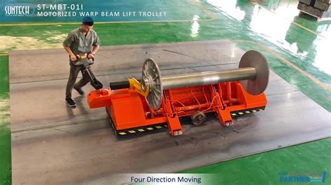 SUNTECH Motorized Warp Beam Lift Trolley ST MBT 01I YouTube