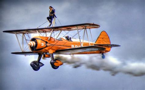 Biplane Wing Walker Download Hd Wallpapers And Free Images
