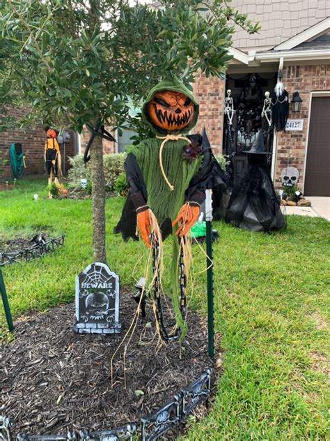 Halloween Front Yard Decorations Love And Glitter Designs
