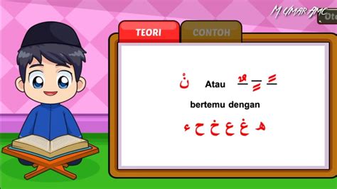 Pada tahapan belajar, atau pada ilmu tajwid dasar dipelajari ketika kita sudah mengetahui huruf huruf alquran atau huruf huruf hijaiyah, serta kita. Kartun anak Belajar tajwid Hukum nun mati atau tanwin ...