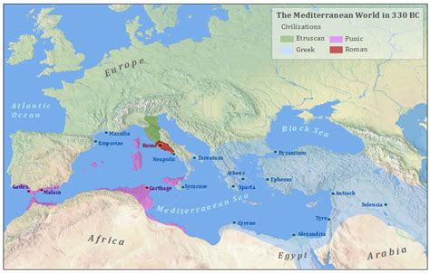 The Roman Conquest Of The Mediterranean In 2021 Historical Geography