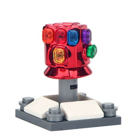Chrome Infinity Gauntlet Of Iron Man Marvel Avengers Endgame Lego