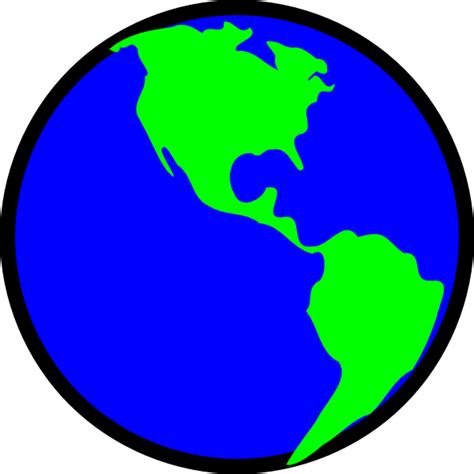 Blue And Green Earth Clip Art At Vector Clip Art Online