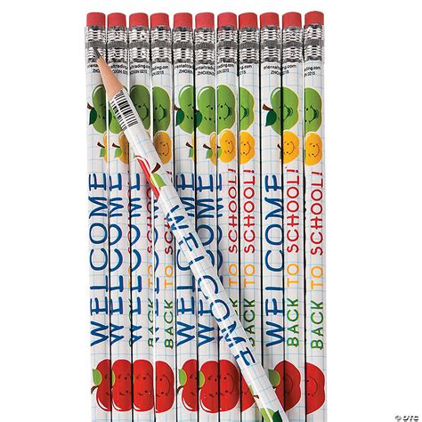 Welcome Back To School Pencils Oriental Trading