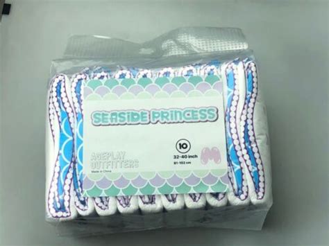 10 pack seaside princess adult diapers abdl ebay