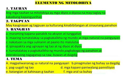 A Ano Anong Katangian Ng Mga Tauhan Ang Pinalitan Sa Mga Tiyak Na My