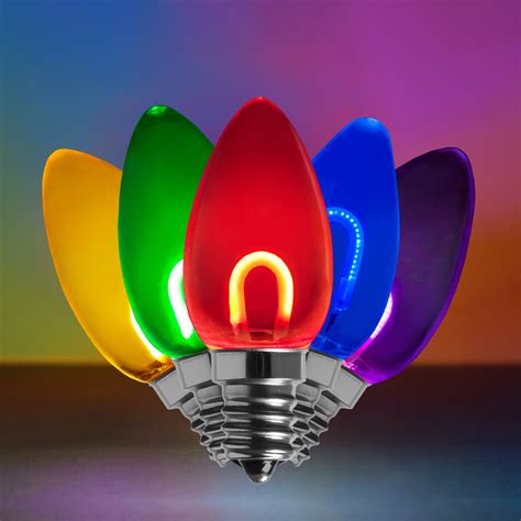 C7 120v Multicolor Led Replacement Bulbs Wintergreen Corporation