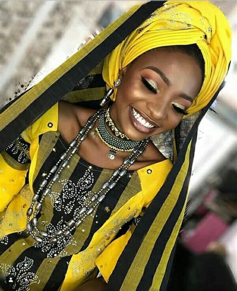 Clipkulture Fulani Bride In Stoned Mudukare Traditional Attire With