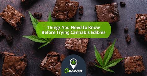 Things You Need To Know Before Trying Cannabis Edibles Cannazon