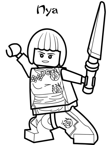 Free lego ninjago coloring pages to print for kids. LEGO coloring pages with characters: Chima, Ninjago, City ...