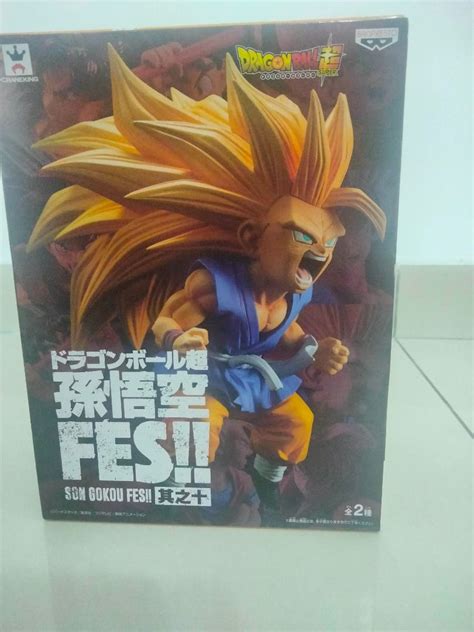 Banpresto Dragon Ball Gt Son Goku Fes Super Saiyan 3 Son Goku Gt Ss3 Hobbies And Toys Toys