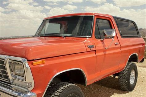Find Used 1978 Ford Bronco Ranger Xlt Sport Utility 2 Door 66l In El