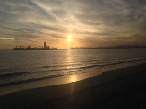 Long Beach Ca Beach Outdoor Sunset