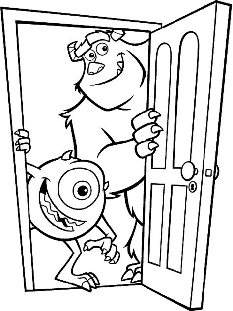 Monster Coloring Pages Disney Coloring Pages Coloring Pages To Print Free Printable Coloring