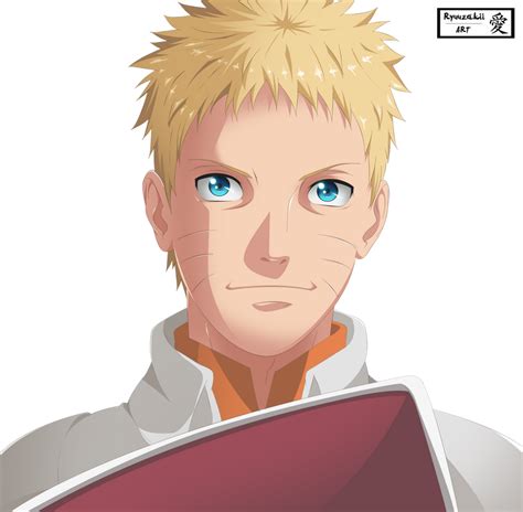Naruto Manga 700 Naruto Seventh Hokage Render By Kohaku Art On