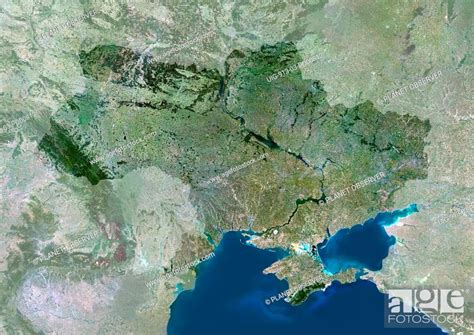 Ukraine Europe True Colour Satellite Image With Mask Satellite View Of Ukraine With Mask