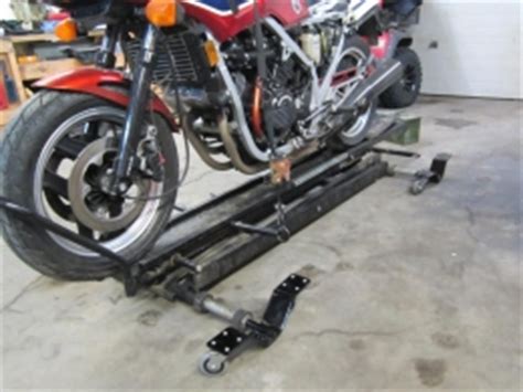 Tow dolly for sale no longer have original wrapper but this has never been used. Homemade Motorcycle Lift Dolly Modification - HomemadeTools.net