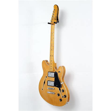 Fender Starcaster Semi Hollowbody Electric Guitar Natural Maple