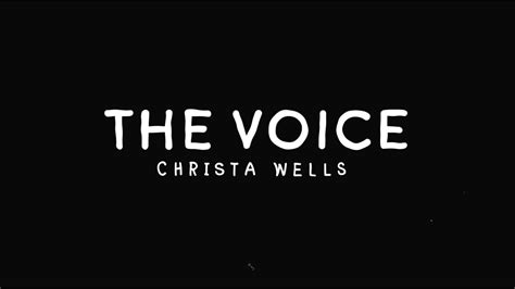 CHRISTA WELLS The Voice Lyric Video YouTube