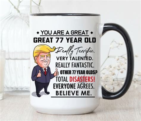 you are a great 77 year old mug 77th birthday mug happy 77 etsy