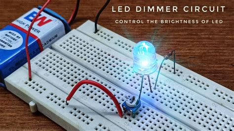How To Control The Brightness Of Led Using Potentiometer Led Dimmer