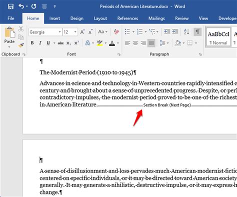 How to add a section? How to Make One Page Landscape in Word 2019 / 2016 / 2013
