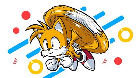 How To Draw Miles Tails Prower From Sega Youtube
