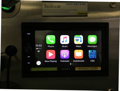 Sony Xav Ax100 Review Carplay Screen Car Stereo Reviews And News