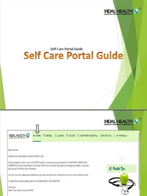 Self Care Portal Guide Pdf