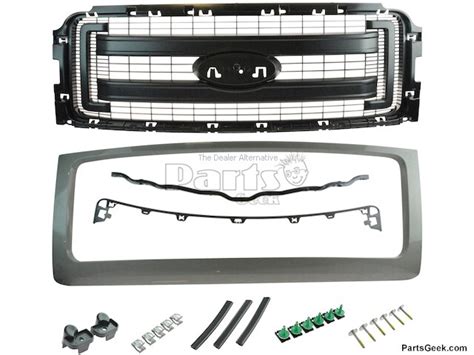13 2013 Ford F150 Grille Assembly Body Mechanical And Trim Action