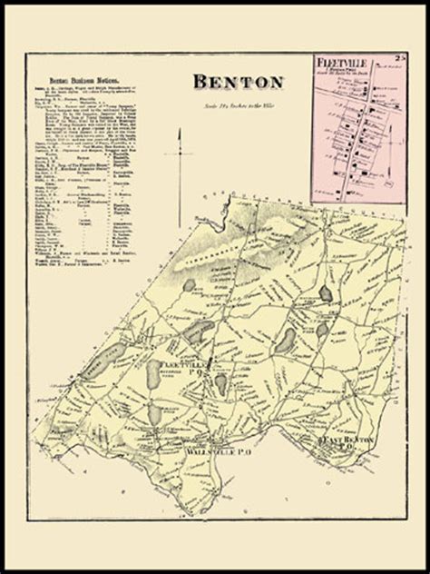 Historic Maps And Drawings 25 Benton Township John Pritiskutch